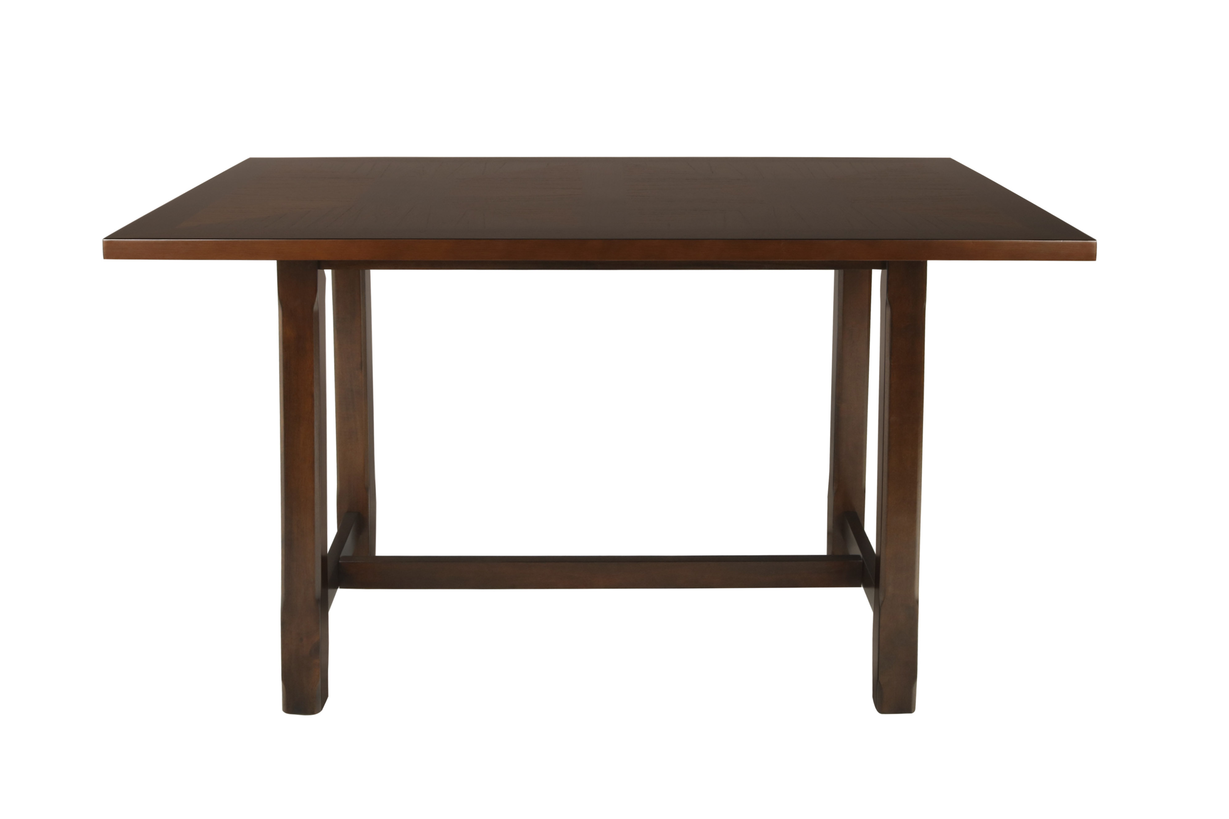 Red Barrel Studio® Lenka Counter Height 60'' Trestle Dining Table ...