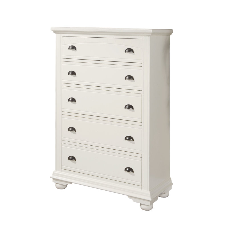 Beachcrest Home Tarquin 5 Drawer Chest Reviews Wayfair