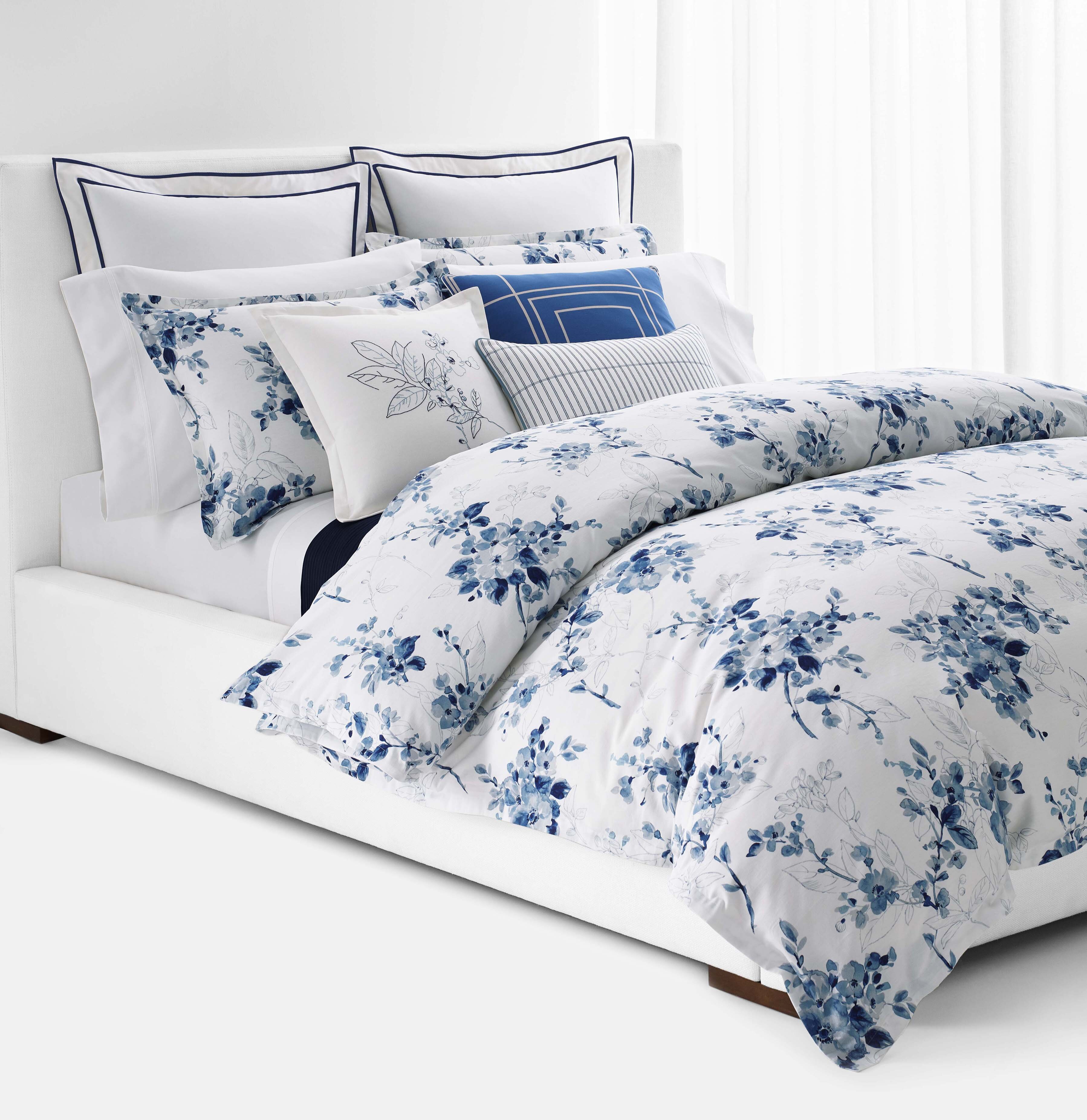 Rough Lauren king duvet cover and two king matching shams