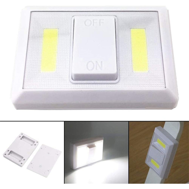 Dimmable LED Switch Light Night Bright Shed Cupboard Loft Bedroom Garage Wall 