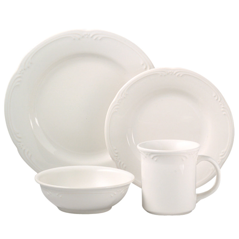 Pfaltzgraff Filigree 16 Piece Dinnerware Set, Service for 4 ... Pfaltzgraff Filigree 16 Piece Dinnerware Set, Service for 4 ...