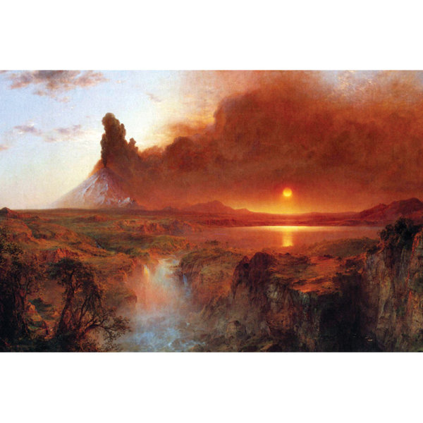 Buyenlarge Cotopaxi Ecuador 1 By Frederic Edwin Church