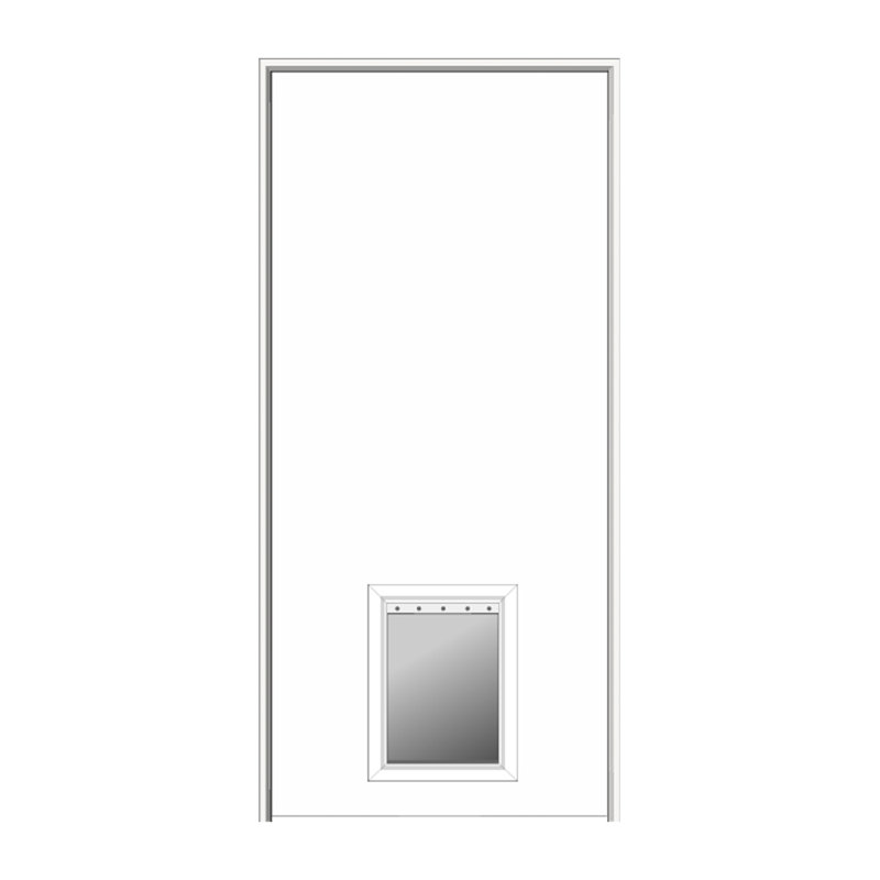 Verona Home Design Flush Solid Manufactured Wood Unfinished