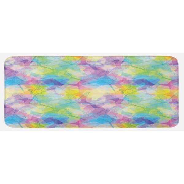 East Urban Home Psychedelic Kitchen Mat | Wayfair