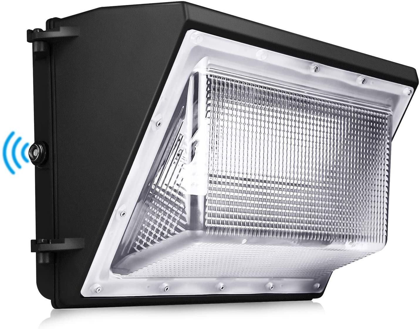 Floodlight 120W Mains Powered Black Diecast Aluminium Glass Cover Weatherproof 