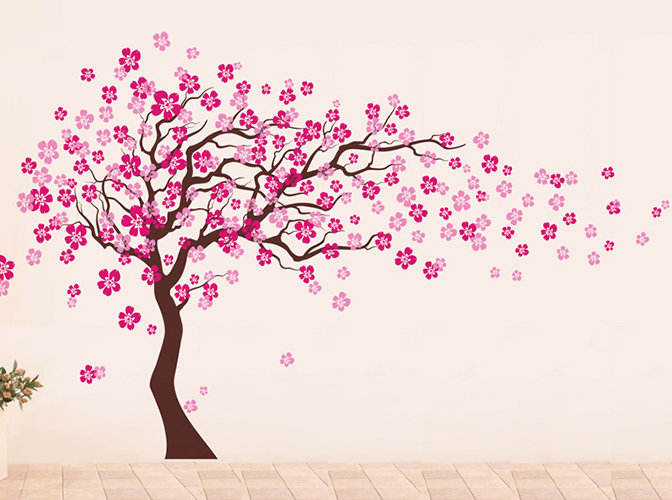 Cherry Blossom Tree Wall Decal Reviews Allmodern Cherry Blossom Tree Wall Decal