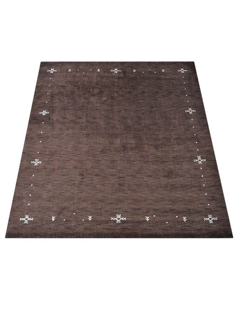 Union Rustic Maggiemae Oriental Hand Knotted Wool Brown Area Rug Wayfair