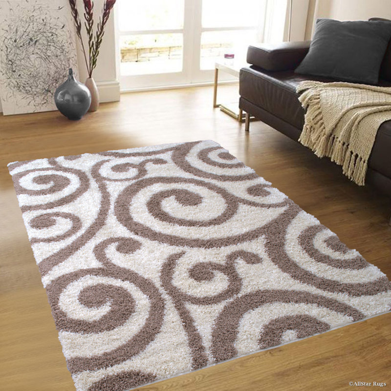 Laude Run Katsikis High Pile Posh Gy Ivory Area Rug Wayfair Posh Gy Ivory Area Rug