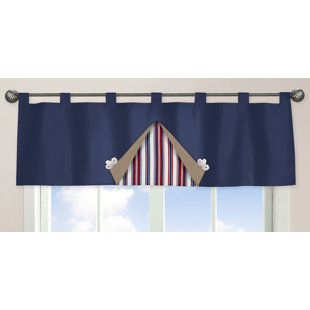 Nautical Valances Kitchen Curtains You Ll Love Wayfair Nautical Nights 54 Curtain Valance
