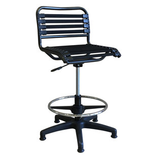 Amico Height Adjustable Drafting Stool by Orren Ellis