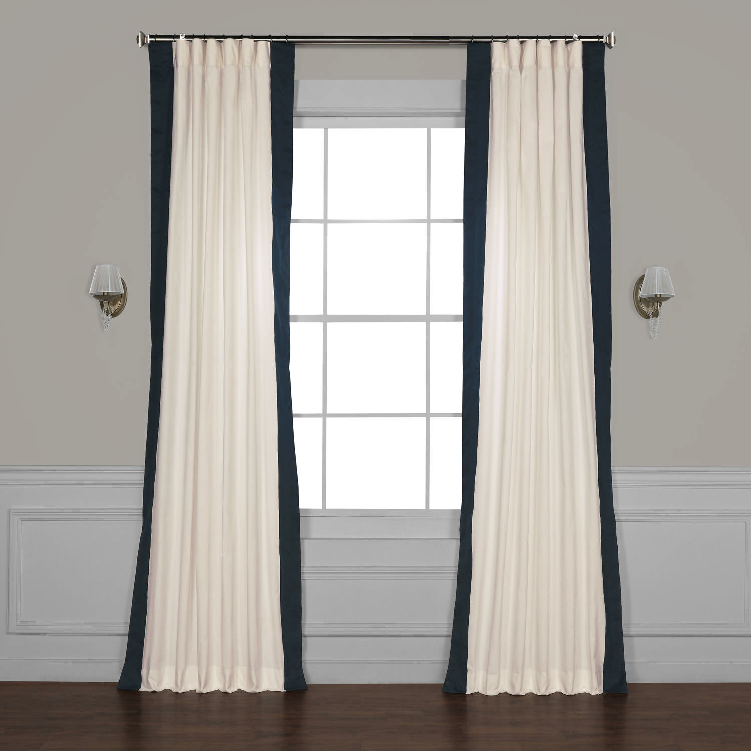 Sheer Curtain Panels Interior Design Corner   Winsor Semi Sheer Rod Pocket Single Curtain Panel 