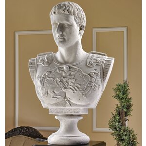 Caesar Augustus of Prima Porta Grand-Scale Sculptural Bust