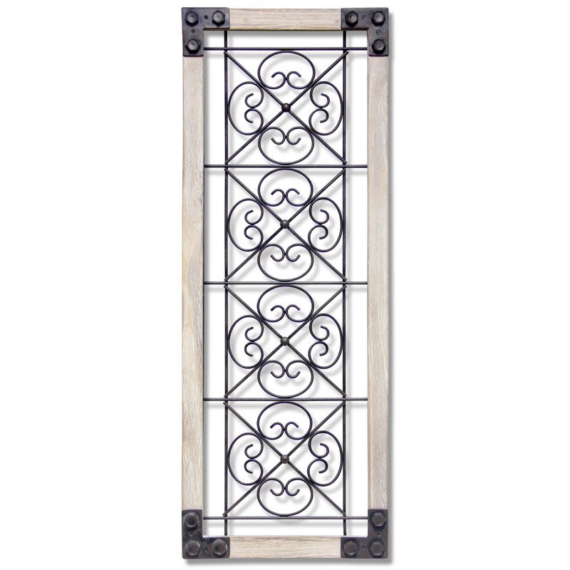 Gracie Oaks Antique Garden Gate Wall Decor Reviews Wayfair