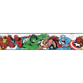 York Wallcoverings Disney Kids Iii Marvel Avengers 15 X 1 5