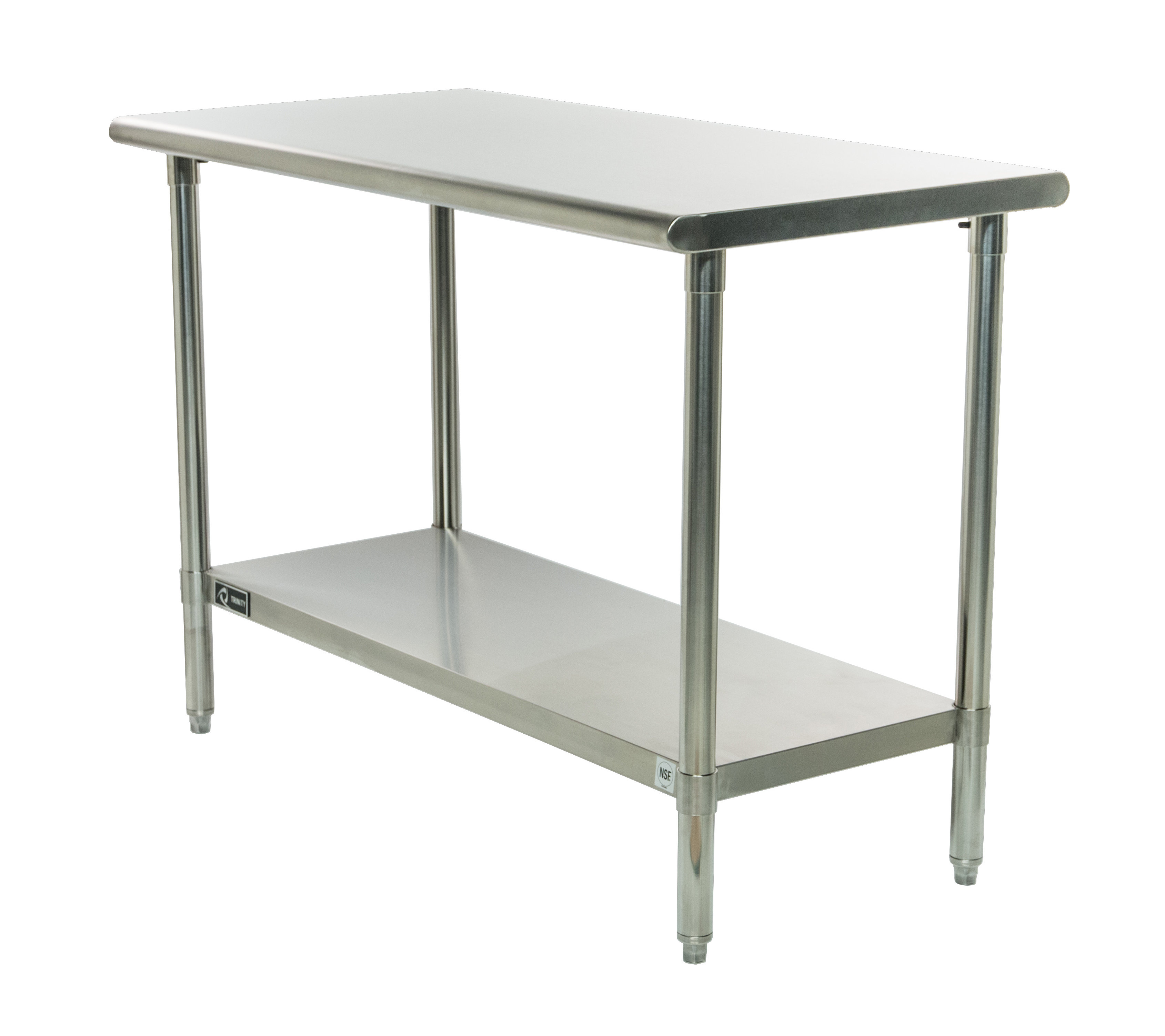 Rebrilliant 48W Adjustable Height Stainless Steel Top Workbench & Reviews Rebrilliant 48W Adjustable Height Stainless Steel Top Workbench & Reviews