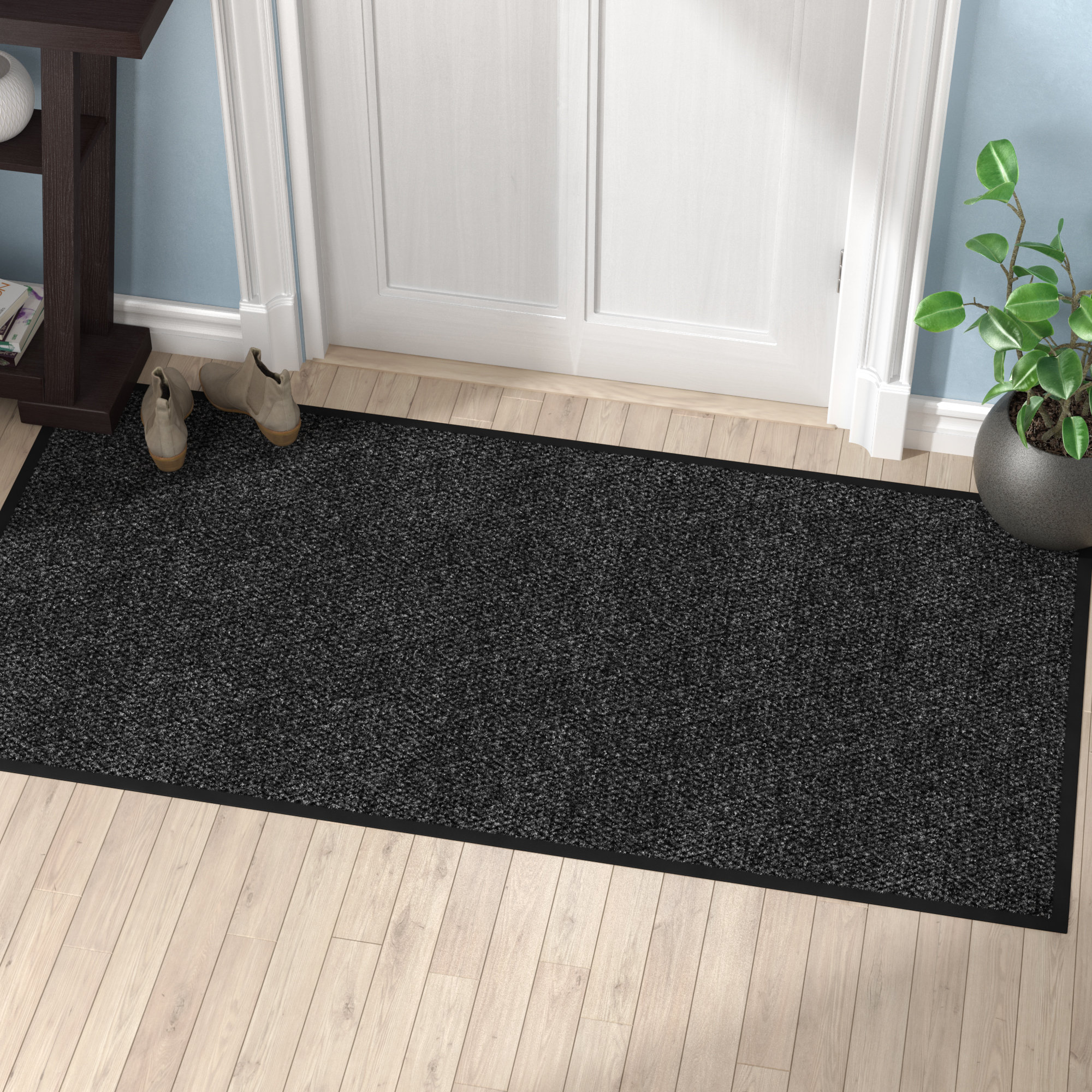 Symple Stuff Polynib Solid Indoor Only Door Mat Reviews Wayfair