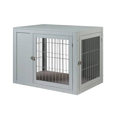 goetz wood and wire design medium pet crate