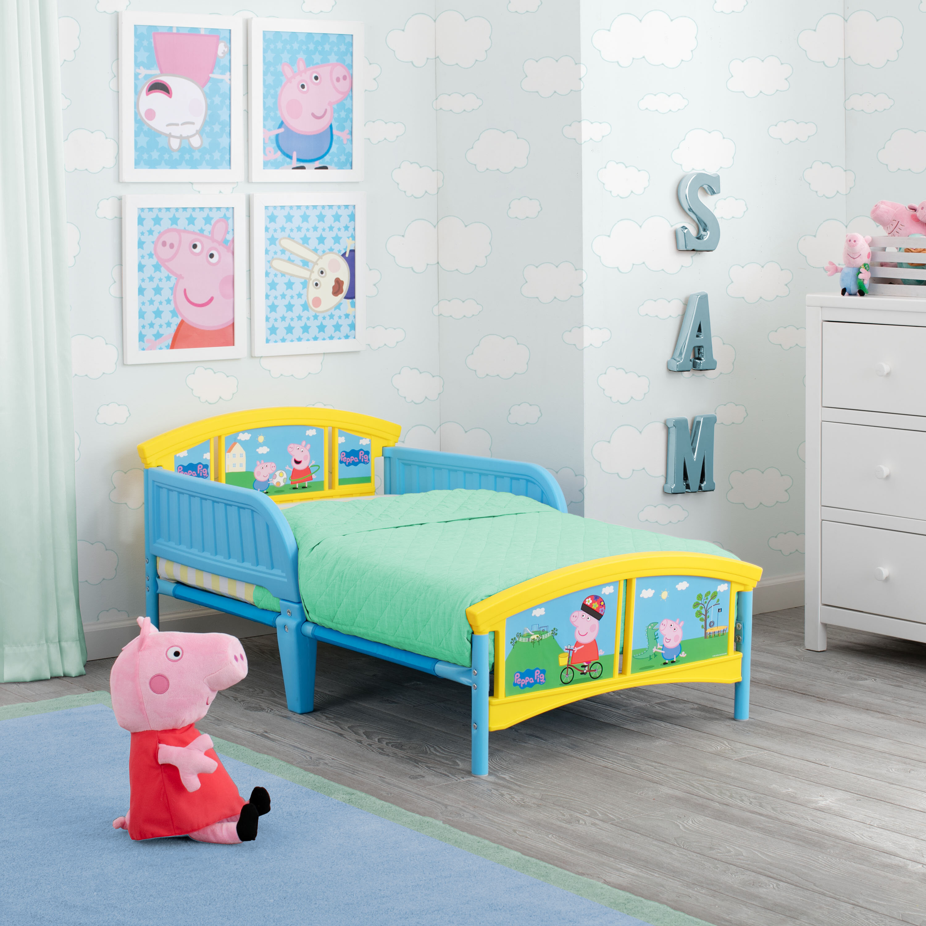 Peppa Pig Plastic Toddler Platform Bed