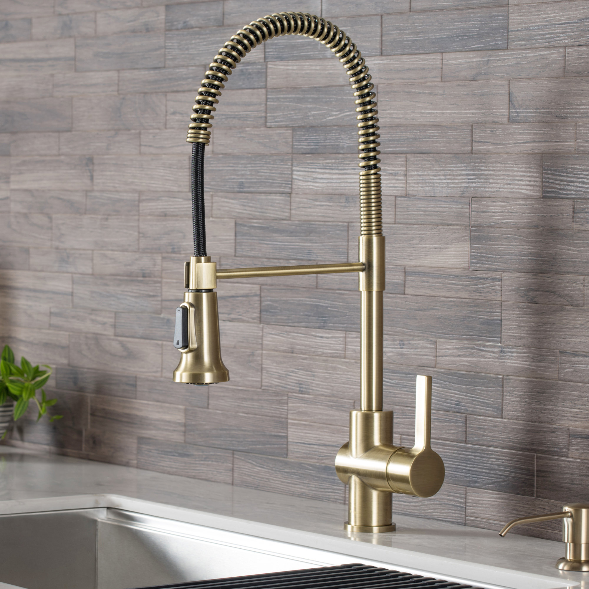Gold Kitchen Faucets You Ll Love In 2020 Wayfair