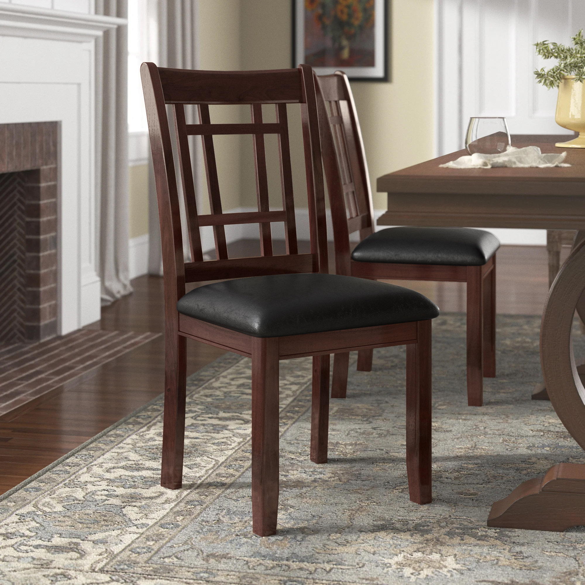 espresso dining room chairs