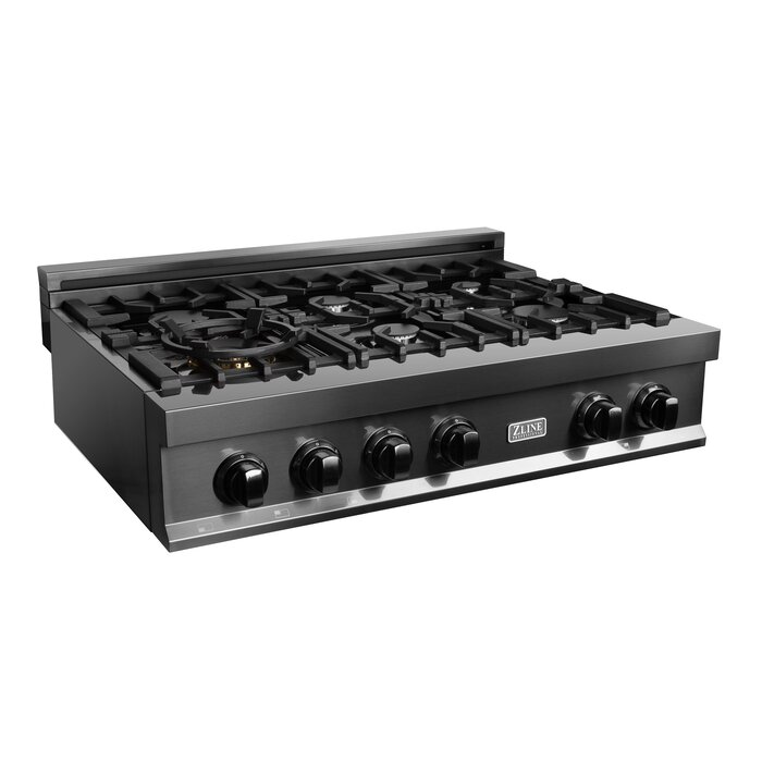 Zline Kitchen And Bath Ceramic 36 Gas Cooktop With 6 Burners