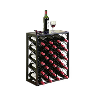 Modern Contemporary Bar Table With Wine Rack Allmodern