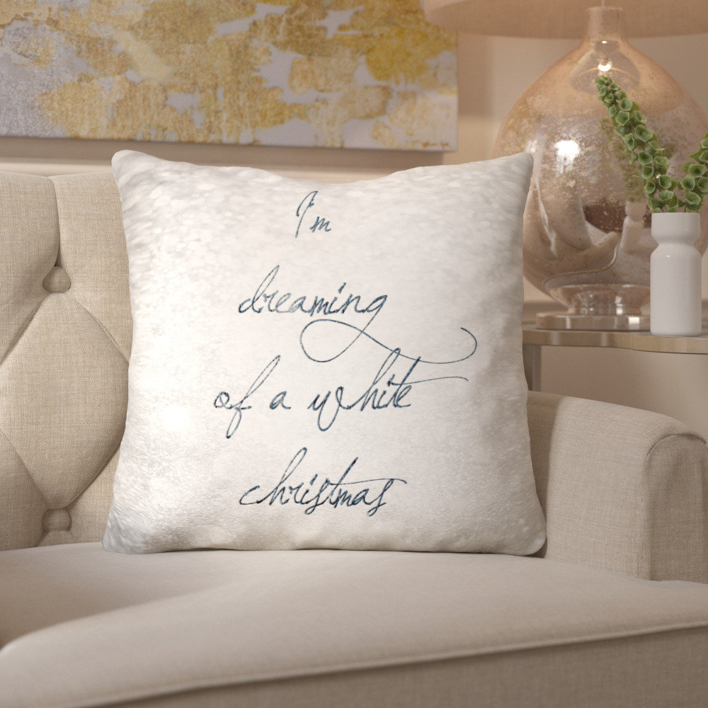 white christmas pillows