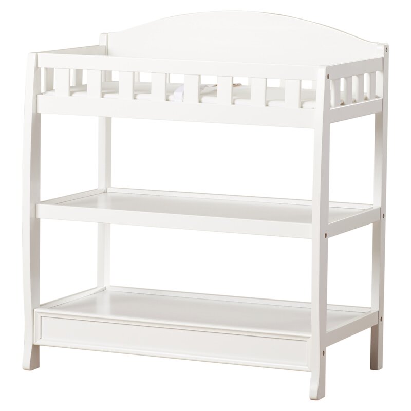 delta changing table with drawer