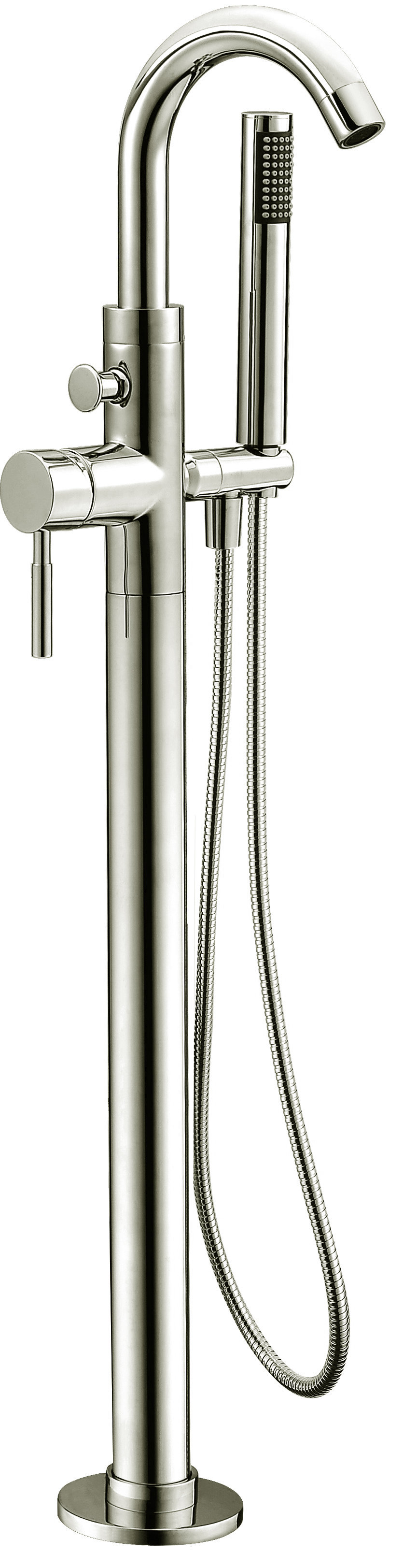Dawn USA Single Handle Freestanding Tub Filler with Hand Shower | Wayfair