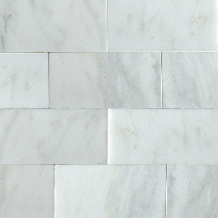 Greecian 3 X 6 Marble Subway Tile In White Greecian 3 X 6 Marble Subway Tile In White