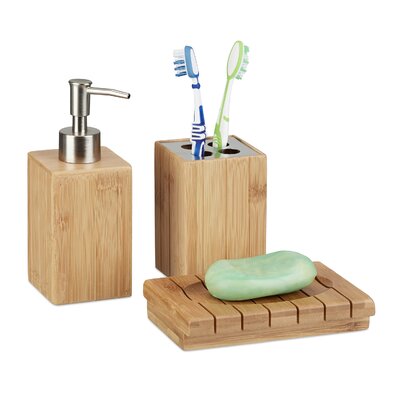 Wood Bathroom Accessories You'll Love | Wayfair.co.uk