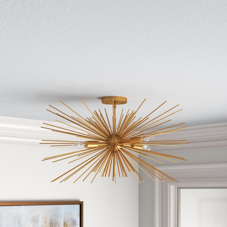 flush mount starburst light