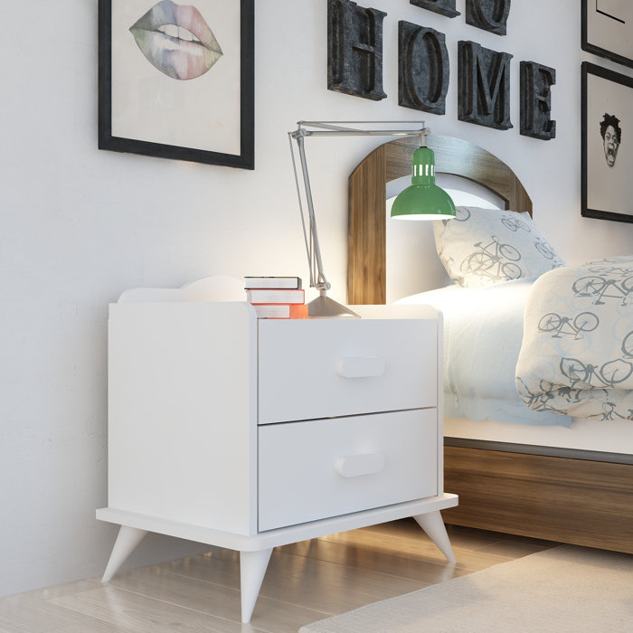 Brayden Studio Chalone 2 Drawer Bachelor S Chest Wayfair