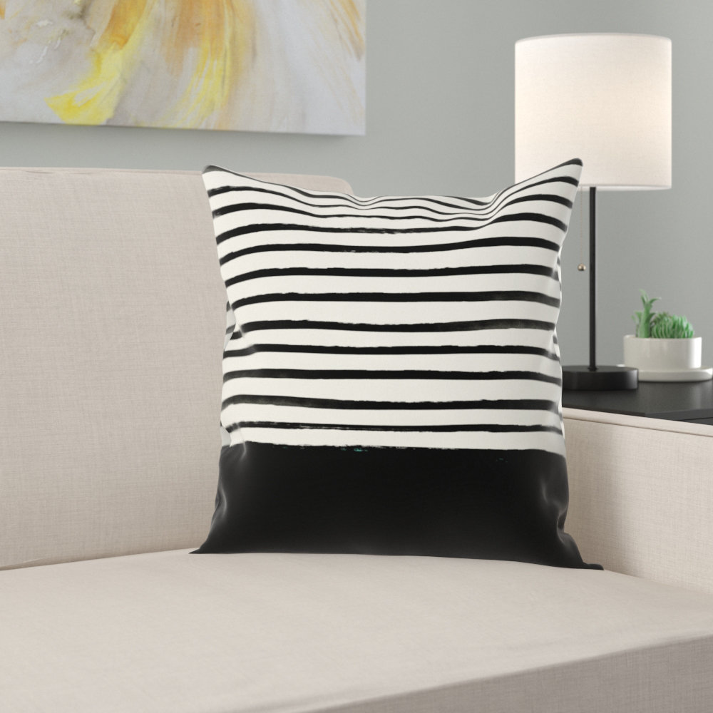 black accent pillows