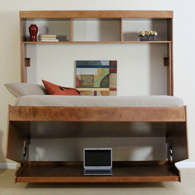 wallbeds modern birch murphy bed & reviews | wayfair wallbeds modern birch murphy bed & reviews | wayfair