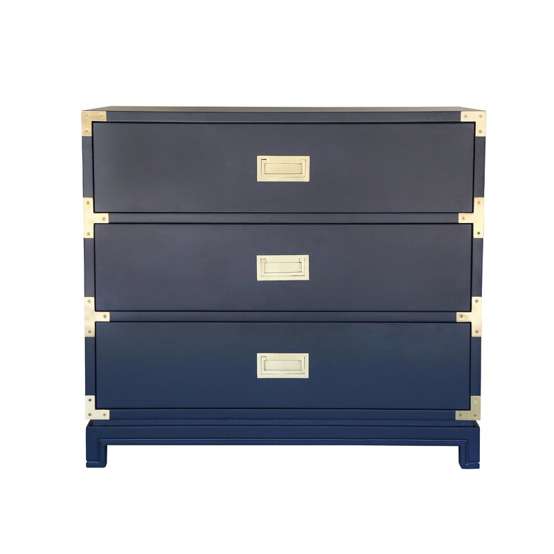 Ave Home Carlyle 3 Drawer Bachelor S Chest Perigold