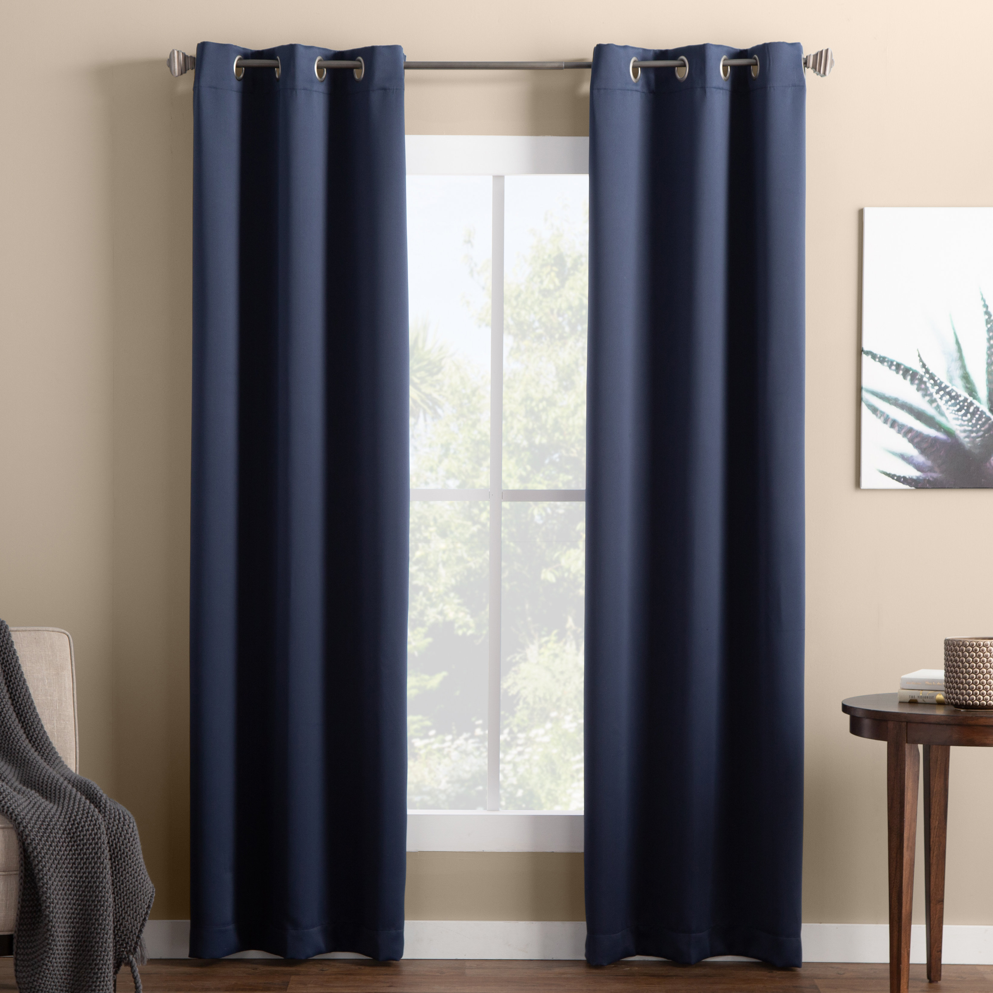 Wayfair Basics Solid Blackout Grommet Single Curtain Panel