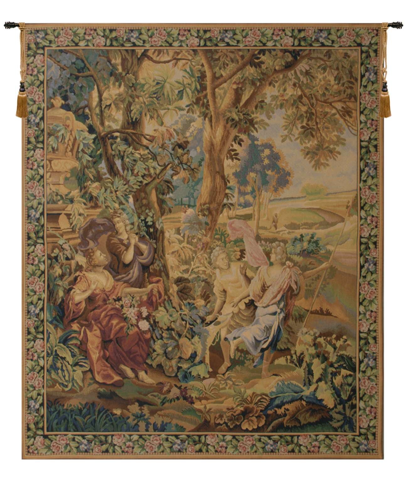 Cotton Country Scene by Francois Boucher Tapestry