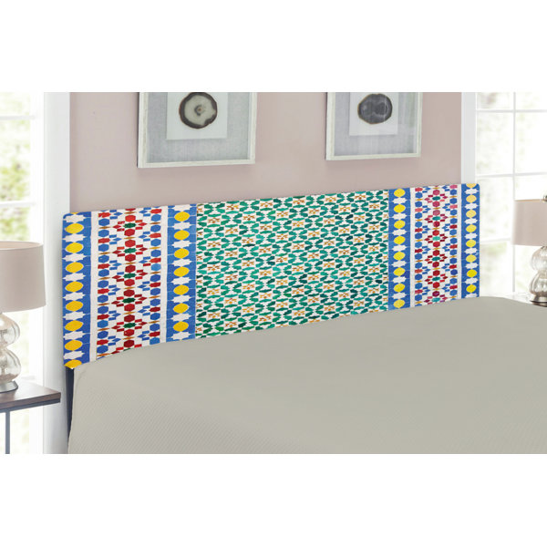 East Urban Home Ambesonne Moroccan Headboard For Queen Size Bed