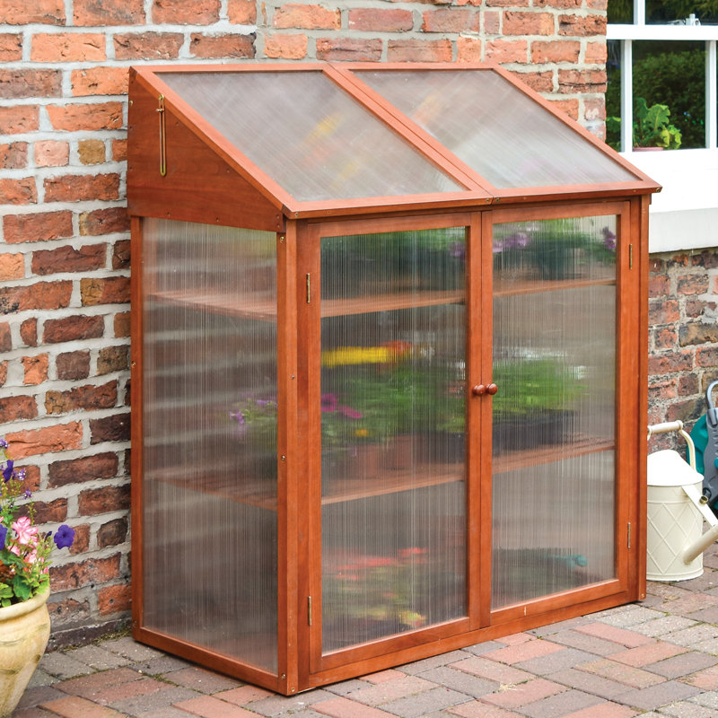 Sol 72 Outdoor Alexei 1 2m W X 0 6m D Mini Greenhouse Reviews Wayfair Co Uk