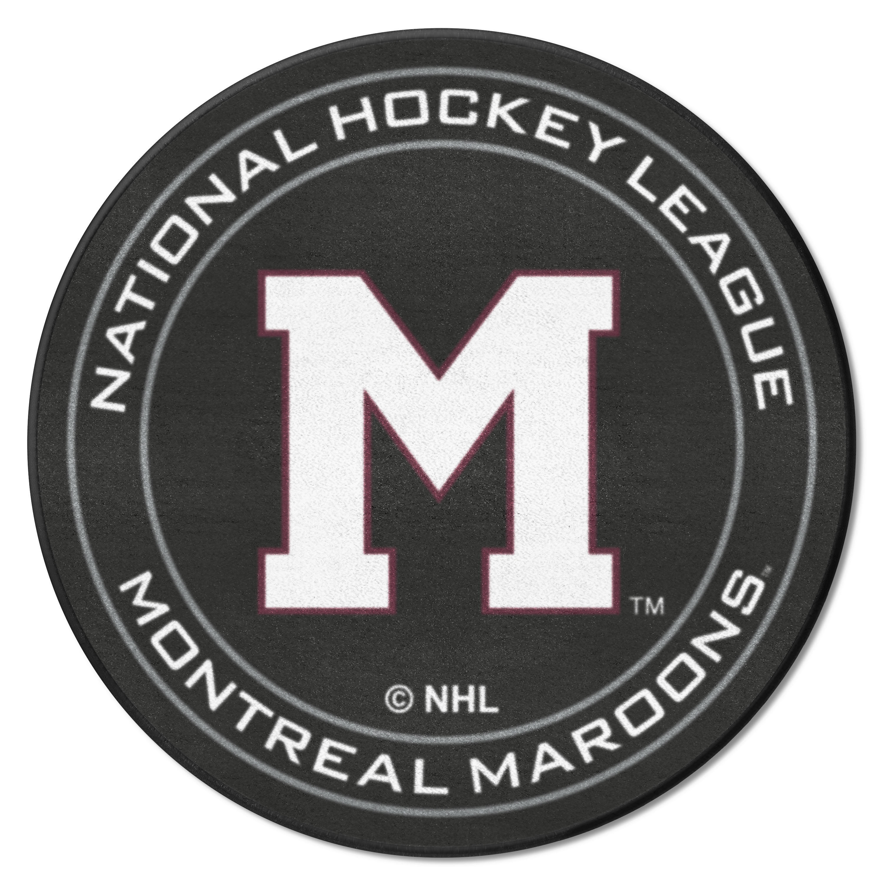 Fanmats NHLRETRO Chicago Blackhawks Hockey Puck Rug - 27in. Diameter - Modekofai