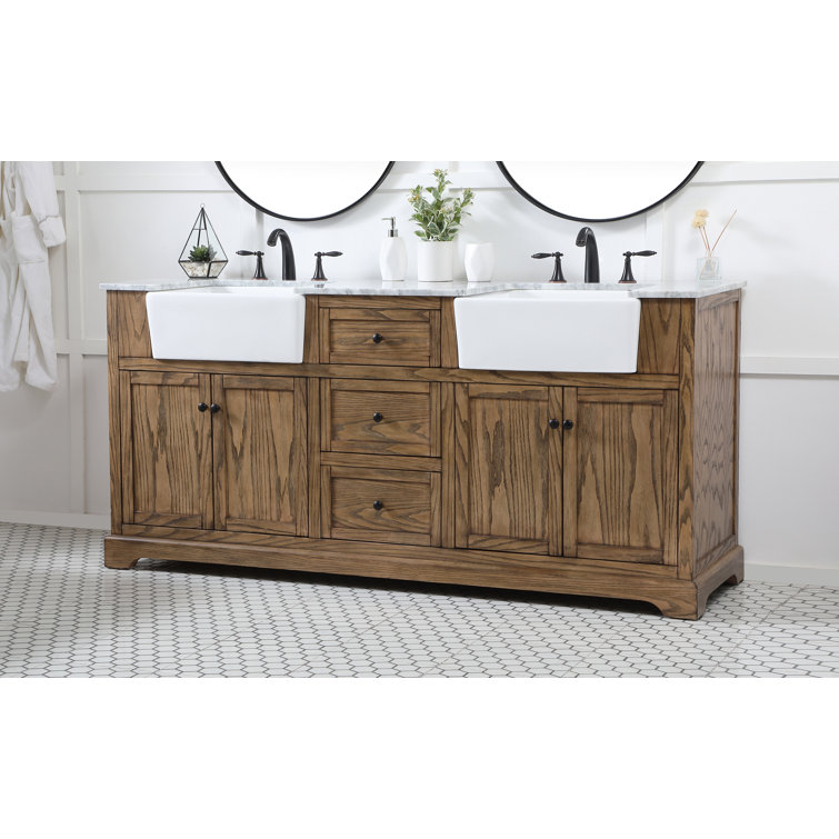 Red Barrel Studio Otranto 72 Double Bathroom Vanity Reviews Wayfair