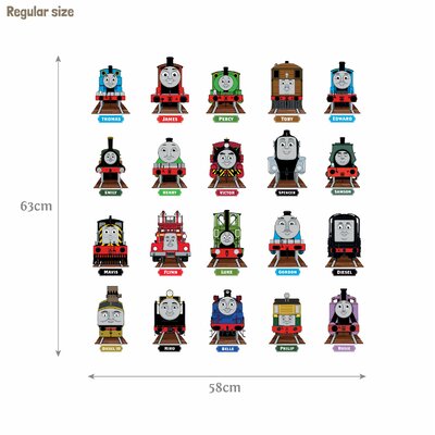 This Thomas And Friends Wall Stickers Allow You To Quickly And Easily