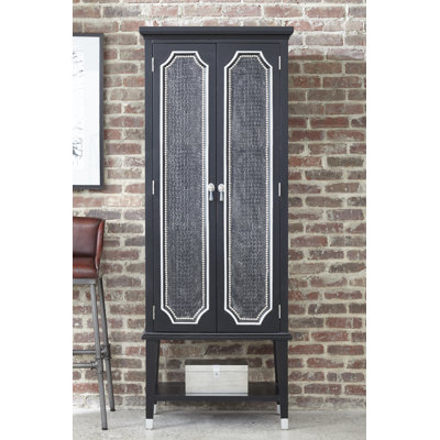 Black &amp; Grey Bar &amp; Wine Cabinets You'll Love in 2020 | Wayfair