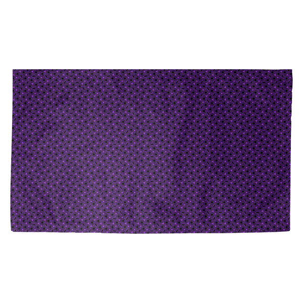 Latitude Run Avicia Hexagonal Lattice Purple Black Area Rug Wayfair