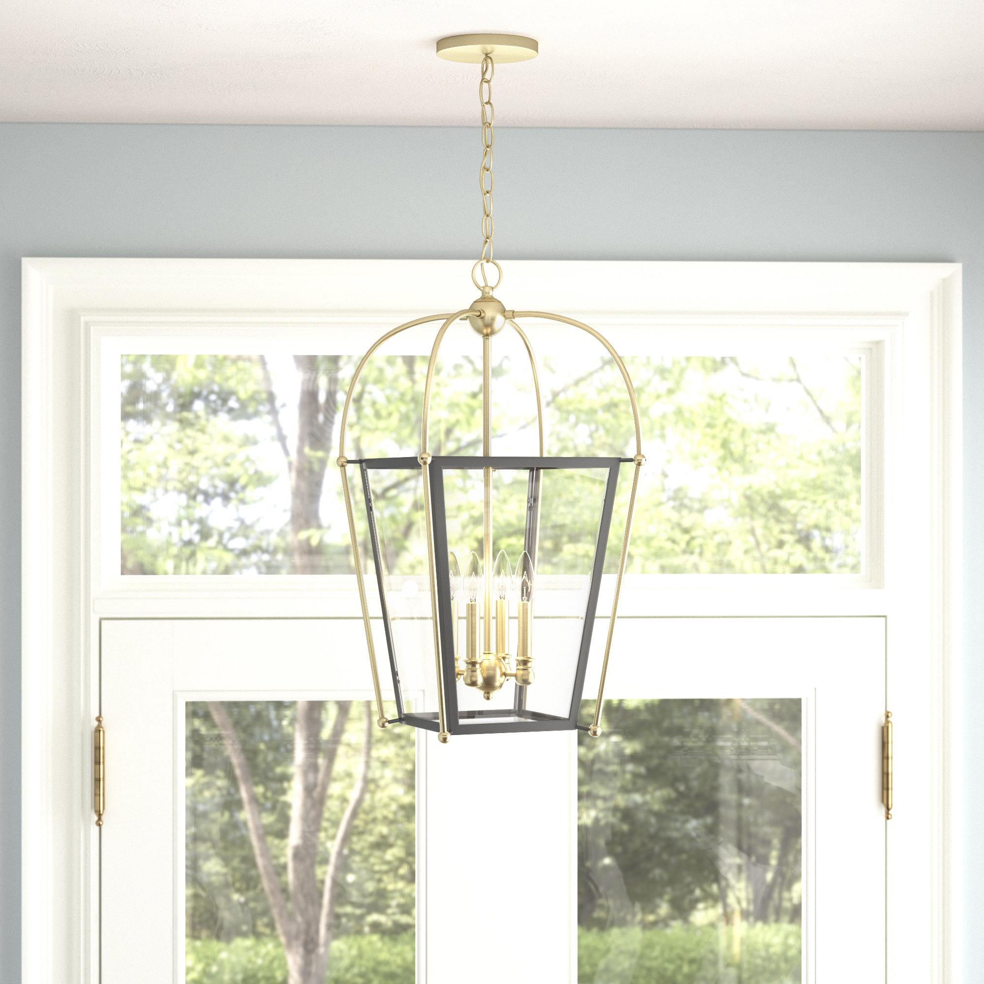 Light Lantern Geometric Pendant 
