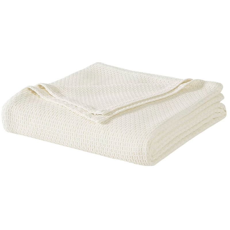 Alwyn Home Aurelia Super Soft Cotton Blanket & Reviews Wayfair