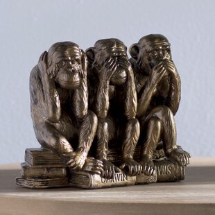 Hear-No, See-No, Speak-No Evil Monkeys Statue By Design Toscano