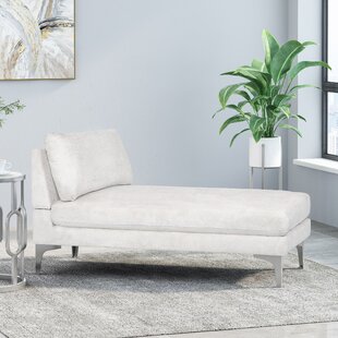 Tufted Armless Chaise Lounge