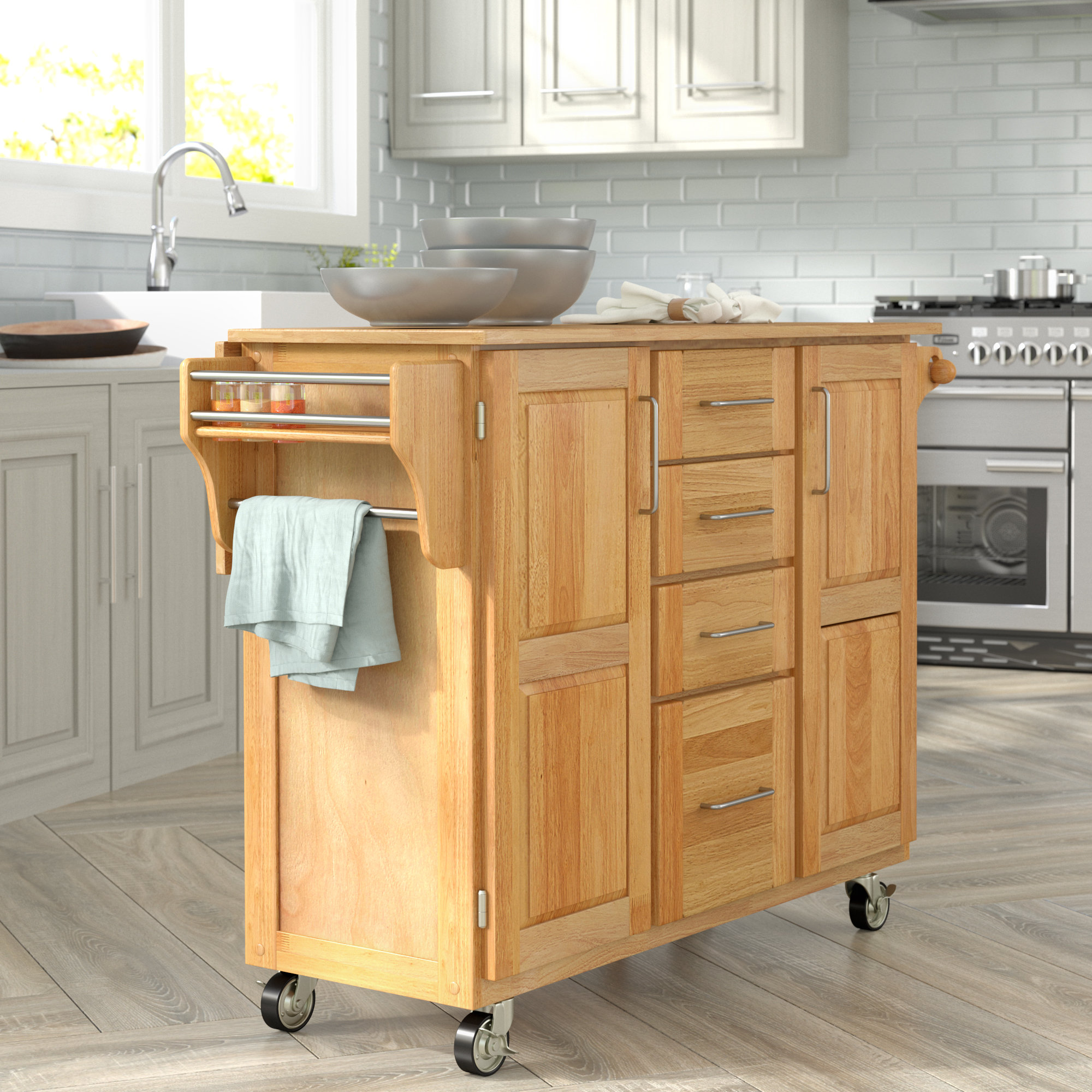 Extended Kitchen Islands Carts You Ll Love In 2020 Wayfair